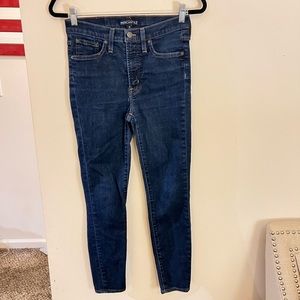 J. Crew high waist skinny jeans